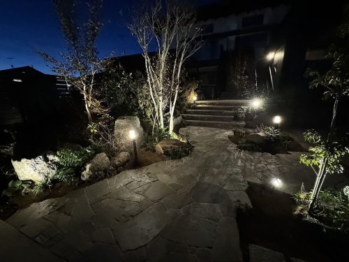 夜のライティング